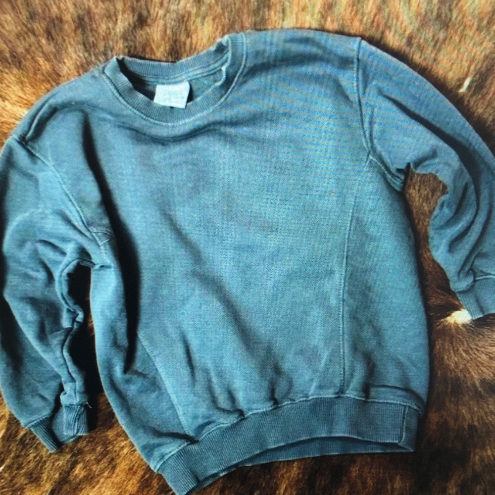 Zara Dark Green Crewneck Top